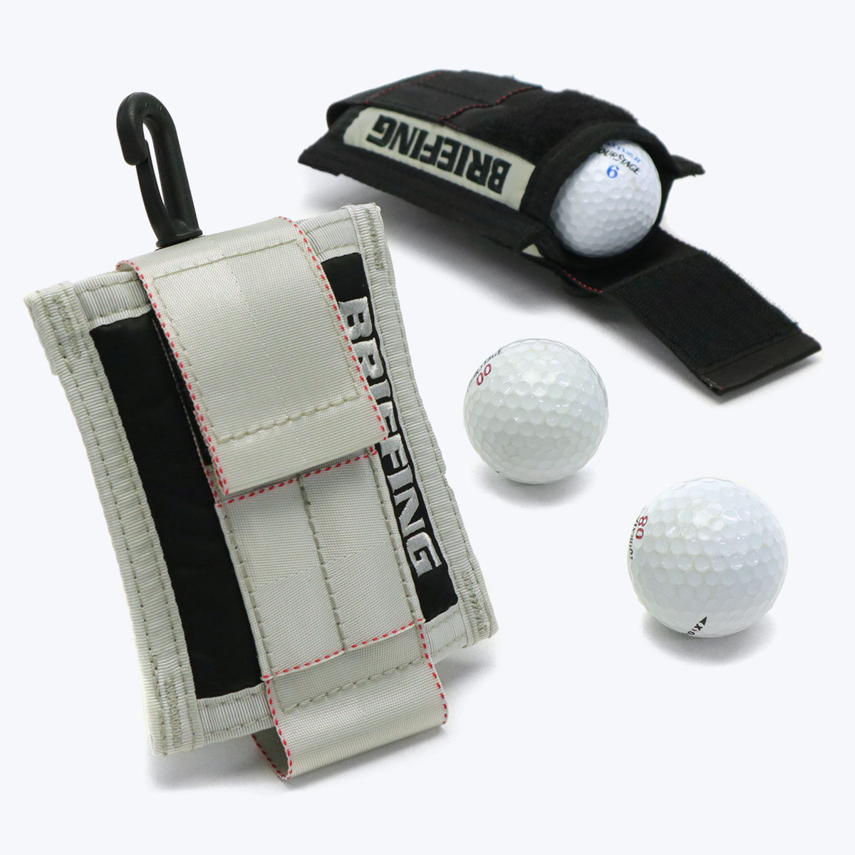 日本正規品 ブリーフィング ゴルフ ボールホルダー BRIEFING GOLF NEW BALL HOLDER HOLIDAY ポーチ ボールポーチ  撥水 抗菌 メンズ BRG223G76