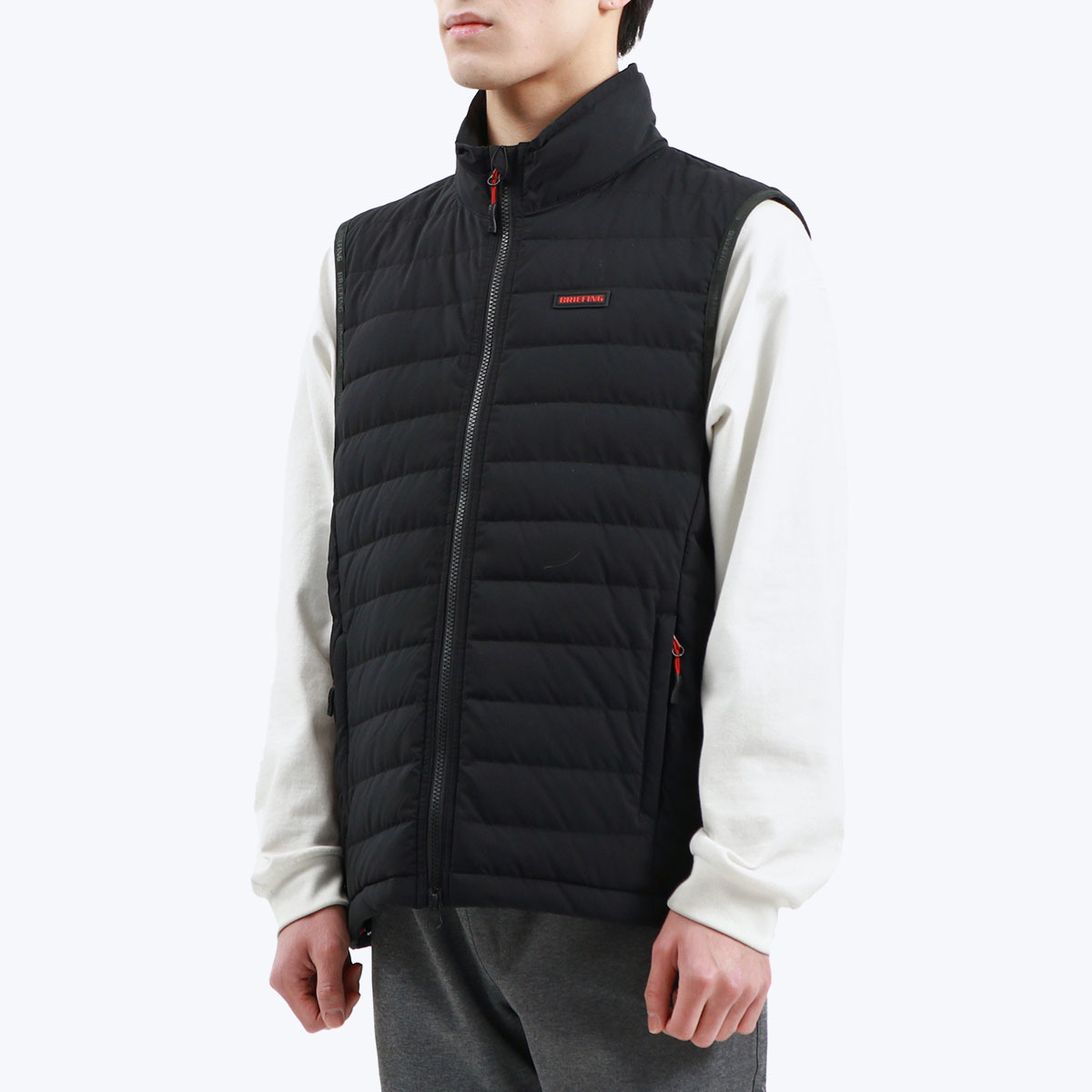 セール30%OFF 日本正規品1年保証 ブリーフィング ゴルフ ウェア BRIEFING GOLF MENS TAION DOWN VEST  ダウンベスト 電熱ベスト 限定 メンズ BRG223MA6