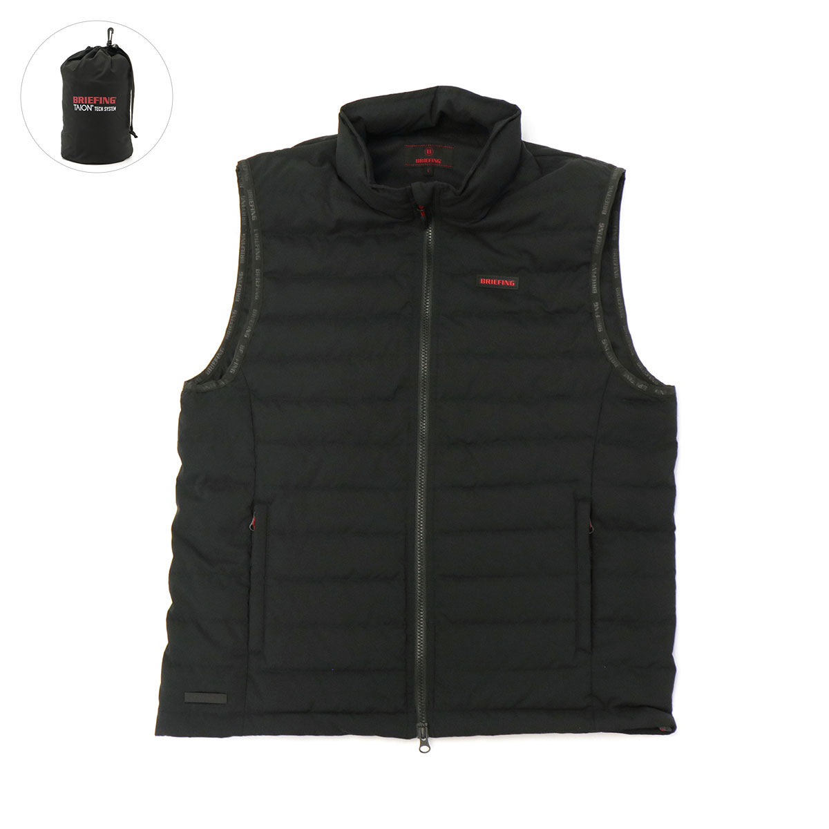 セール30%OFF 日本正規品1年保証 ブリーフィング ゴルフ ウェア BRIEFING GOLF MENS TAION DOWN VEST  ダウンベスト 電熱ベスト 限定 メンズ BRG223MA6