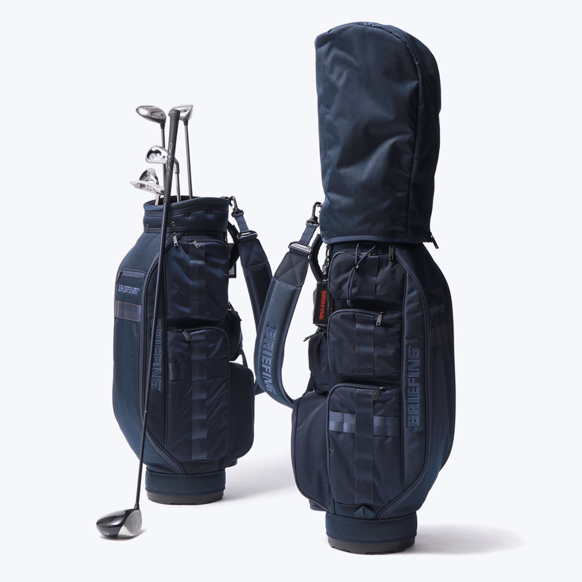 最大40%★5/5限定 日本正規品 ブリーフィング ゴルフ キャディバッグ BRIEFING GOLF AZURE COLLECTION CR-6  #02 COMBI DENIM 25TH ANNIVERSARY 限定 BRG231D01