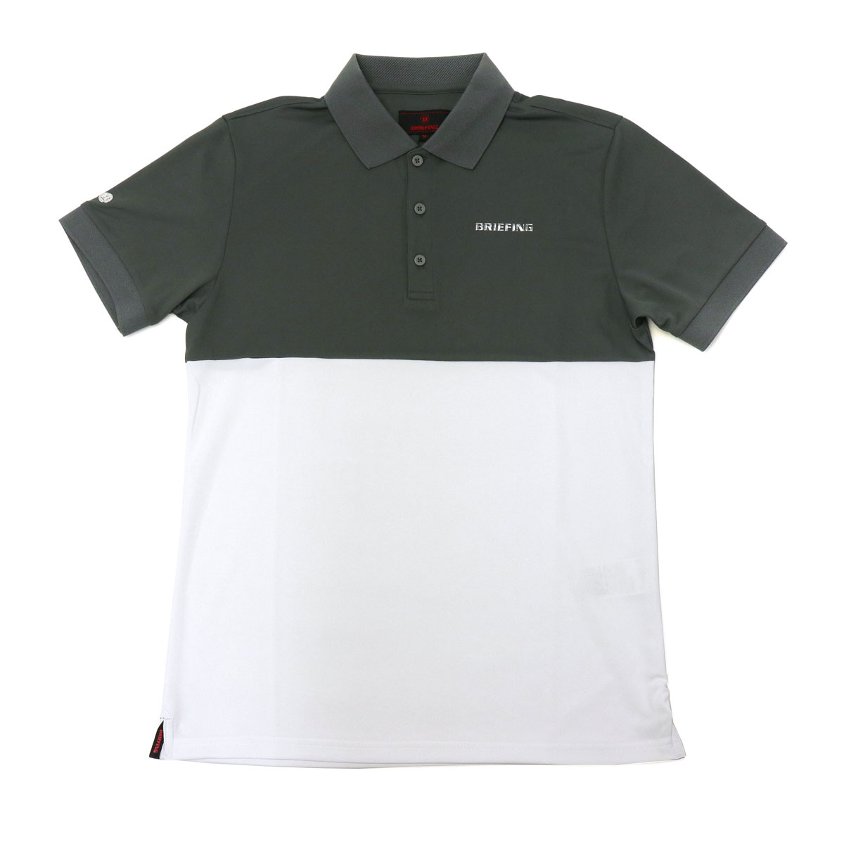 セール30%OFF 日本正規品 ブリーフィング ゴルフ ウェア BRIEFING GOLF MENS BI-COLOR POLO ポロシャツ 半袖  速乾 UVカット 日本製 メンズ BRG231M09