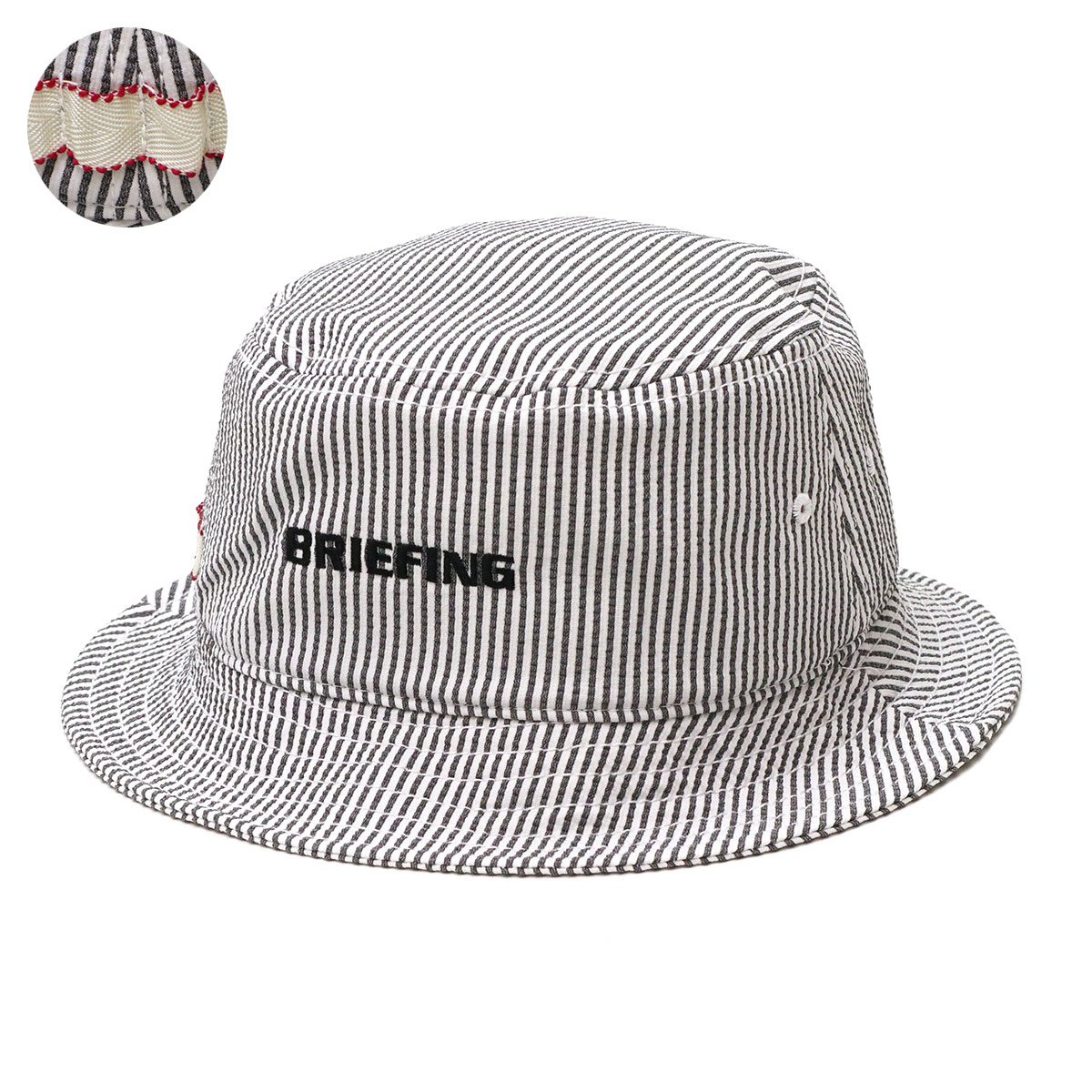 日本正規品 ブリーフィング ゴルフ バケットハット BRIEFING GOLF SEERSUCKER HAT 帽子 バケハ バケット ハット メンズ  BRG231M93