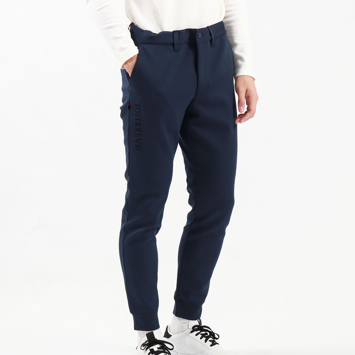 セール20%OFF 日本正規品 ブリーフィング ゴルフ ウェア パンツ メンズ 秋冬 長ズボン BRIEFING GOLF M L MENS WARM  3D LOGO JOGGER PANTS BRG233M56