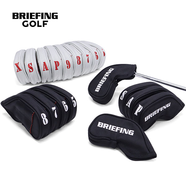 BRIEFING ゴルフバッグ ＆ヘッドカバー５点セット BRIEFING GOLF ブリーフィング ヘッドカバー5点セット（DR.FW×3