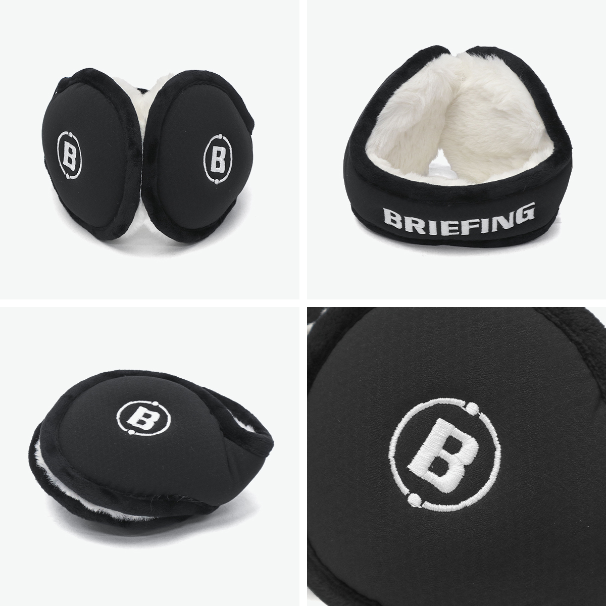 ブリーフィングゴルフ BRIEFING GOLF イヤーマフ ケース付きブラック BRIEFING GOLF（ブリーフィングゴルフ） 最大51%☆5/28迄 日本正規品