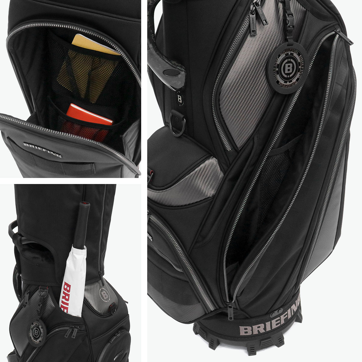BRIEFING GOLF ブリーフィング ゴルフ キャディバッグ 丈夫 ナイロン