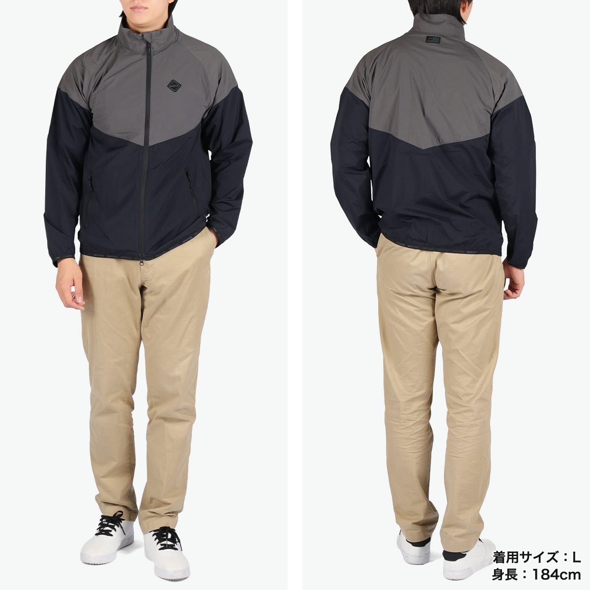 ブリーフィング　ナイロンジャケット　L BRIEFING BRIEFING 日本正規品 最大53%☆6/1迄 GOLF（ブリーフィングゴルフ） メンズウェア