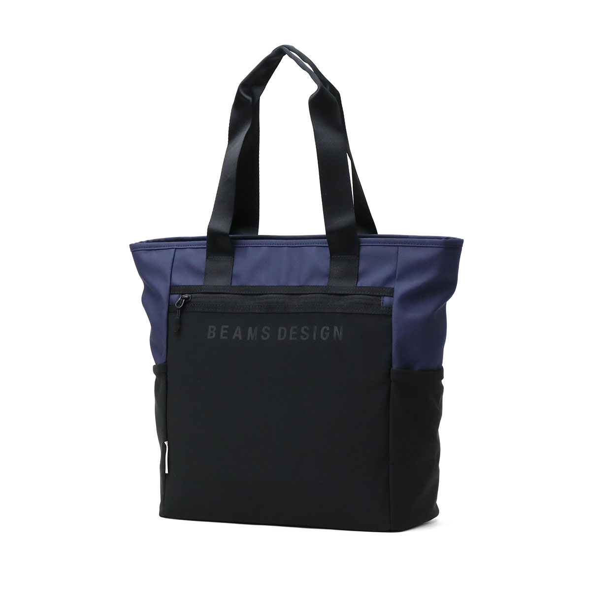 BEAMS 本革トートバッグ 新品未使用 ネイビー 大容量 A4可 最大45%☆6/21迄 正規取扱店 ビームスデザイン トートバッグ メンズ