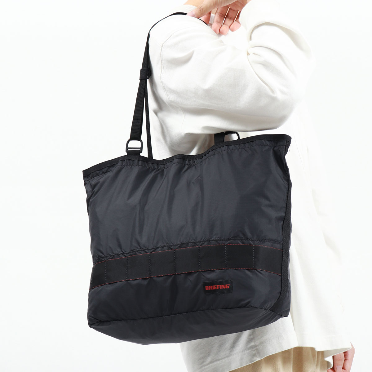 最大40%★11/3限定 日本正規品 ブリーフィング トートバッグ メンズ レディース BRIEFING SOLID LIGHT MARKET  TOTE WIDE SL A4 16.3L 折りたたみ BRA223T12