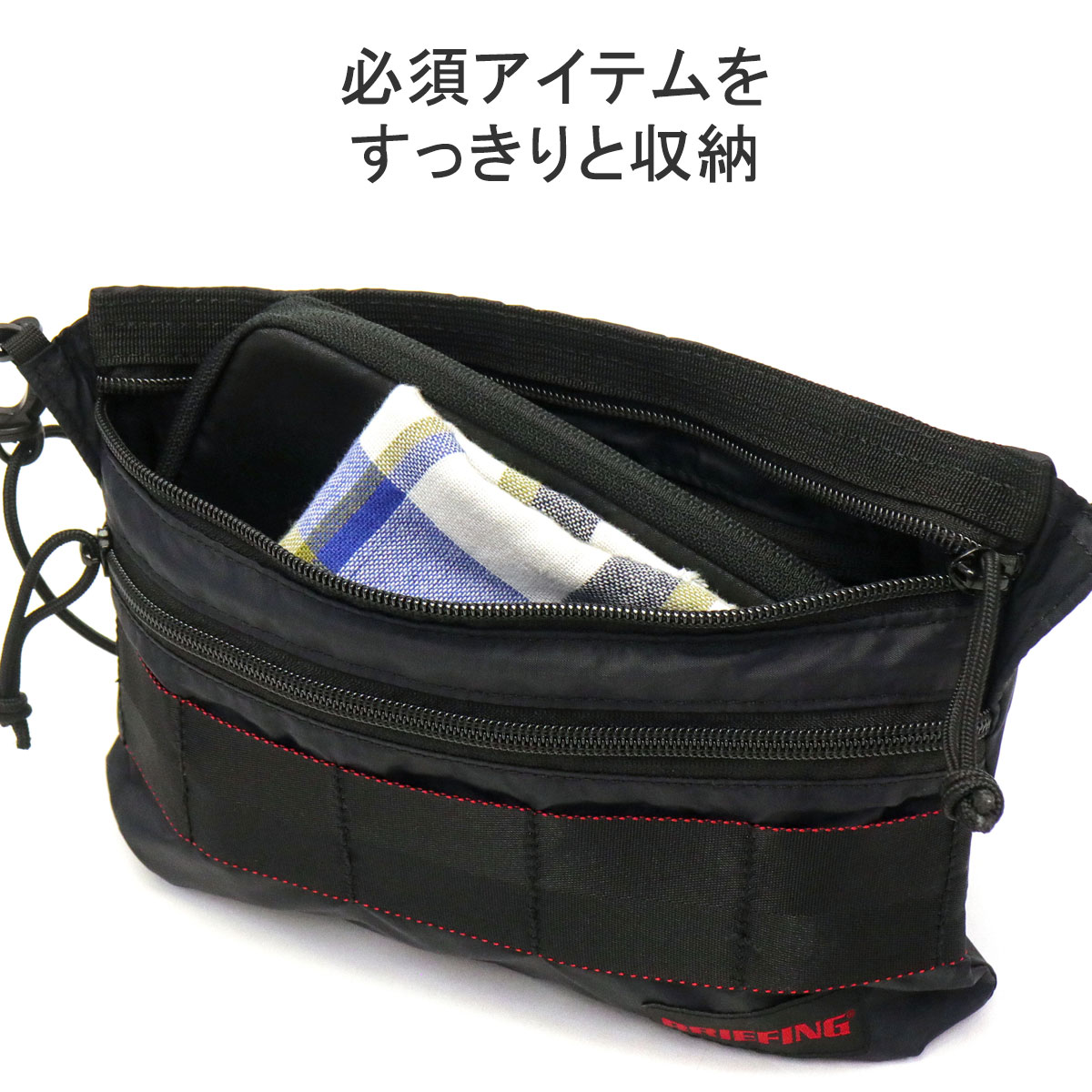 日本正規品 ブリーフィング ショルダーバッグ BRIEFING サコッシュ