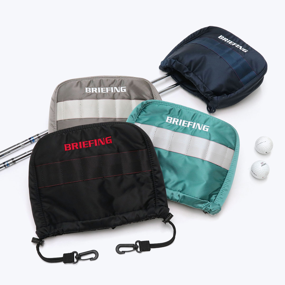 最大38%★5/23限定 日本正規品 ブリーフィング ゴルフ ヘッドカバー BRIEFING GOLF IRON COVER ECO TWILL  アイアンカバー 撥水 抗菌 レディース BRG223G37