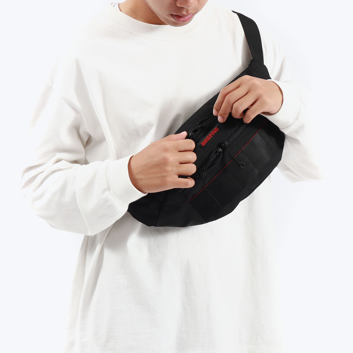 BRIEFING - 【希少】ブリーフィング ウィンダンシー モックネック パーリーゲイツ ラッセルノ BRIEFING 最大37%☆8/31まで 日本正規品 ブリーフィング ボディ