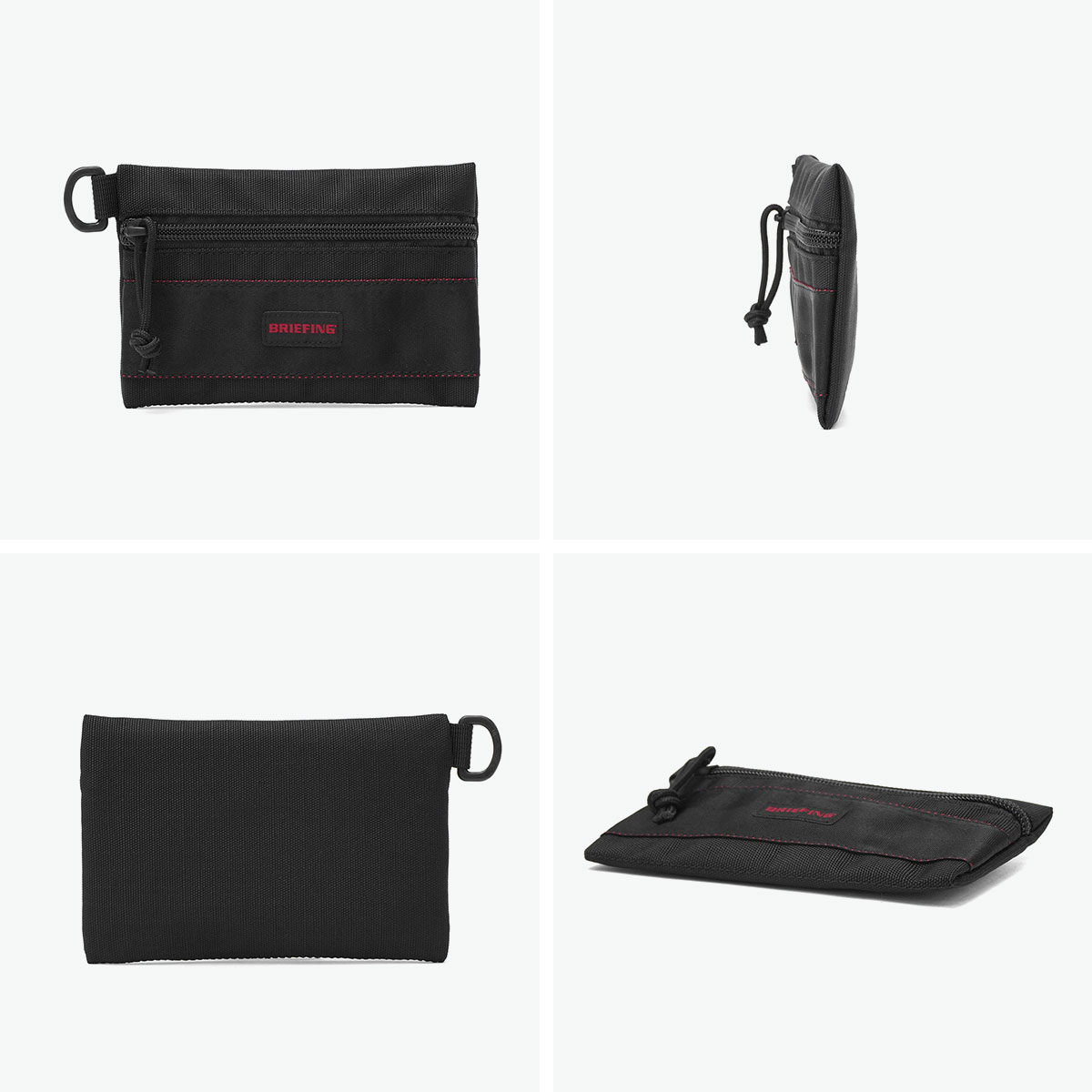 BRIEFING ブラックポーチ フック付き BRIEFING（ブリーフィング） 最大50%☆10/16迄 日本正規品 ポーチ 小物