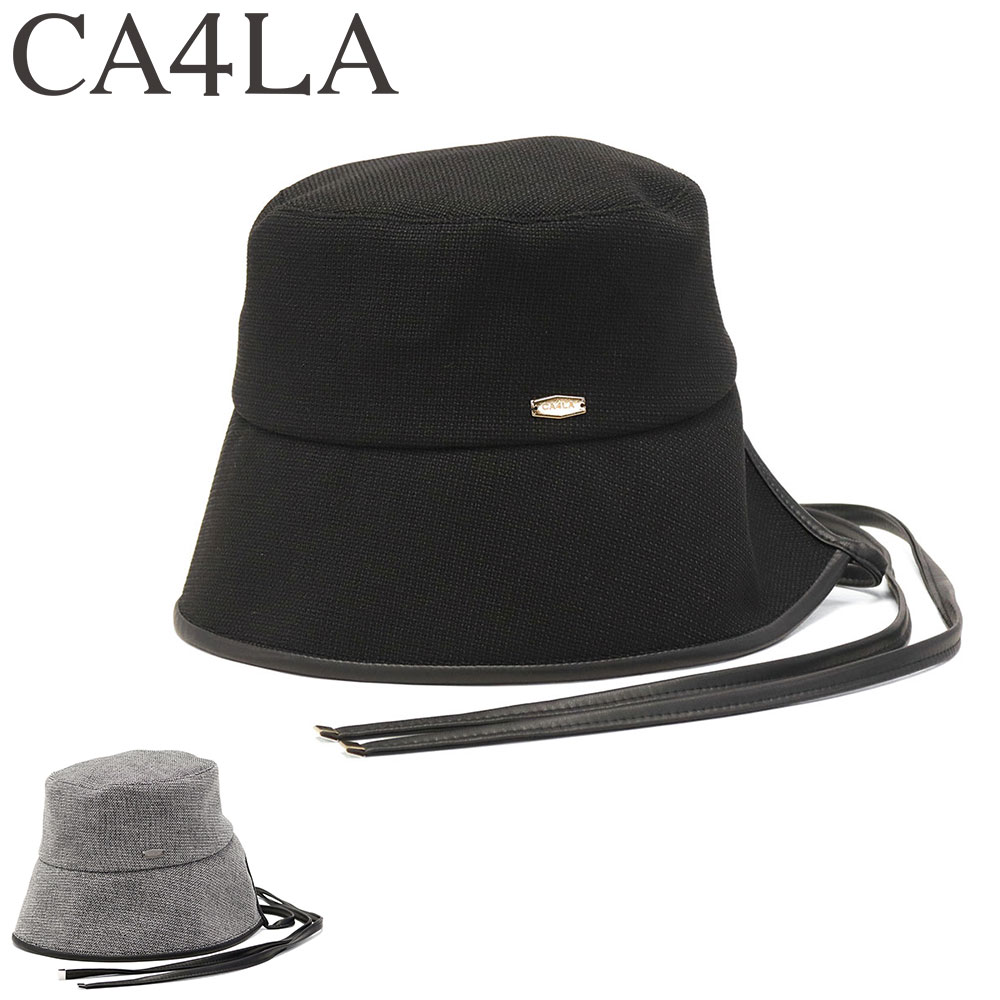 カシラ CA4LA バケットハット UV対策 あご紐付き 洗える ぼうし 夏 春