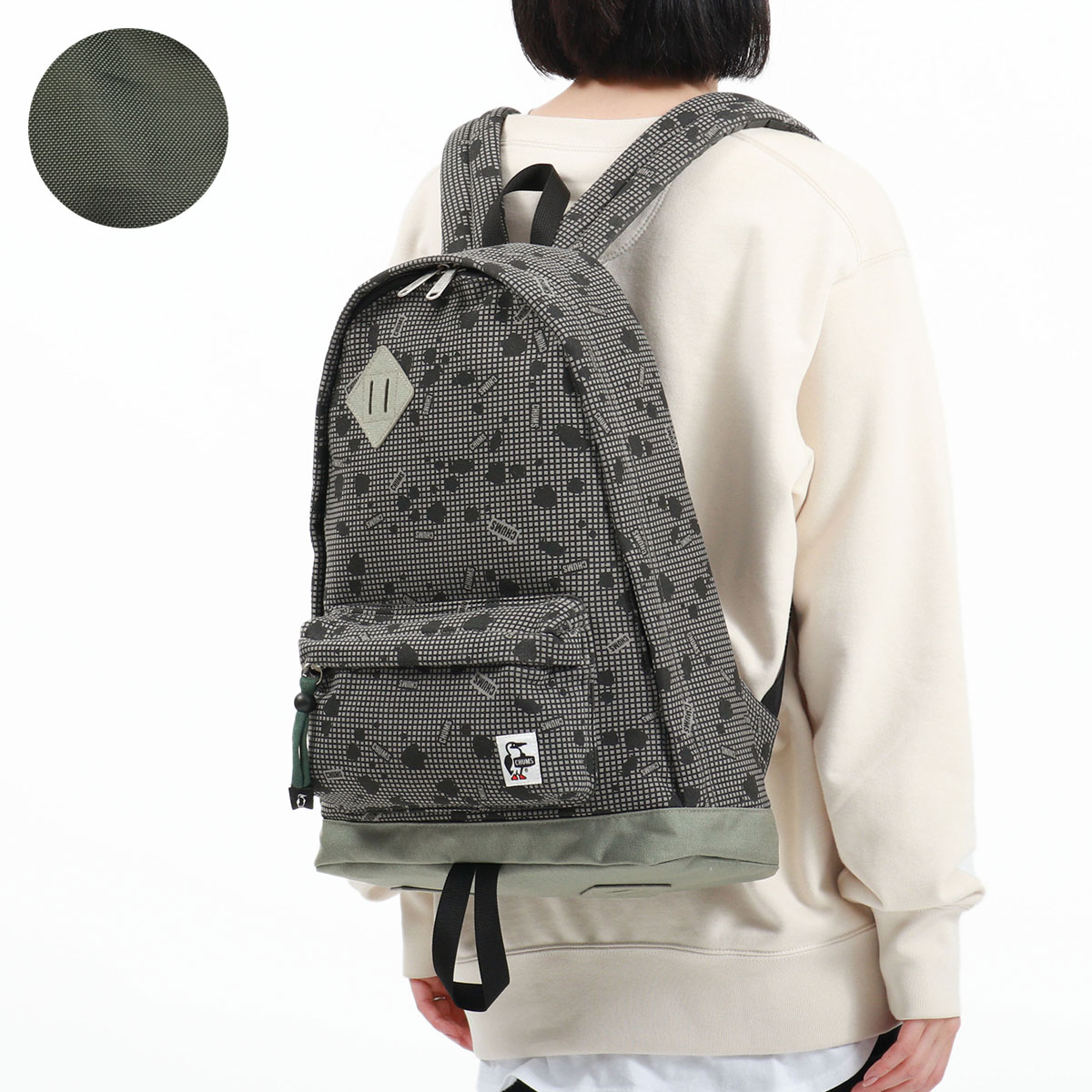 最大36%★11/23迄 日本正規品 チャムス リュック CHUMS Classic Day Pack Sweat Nylon  クラシックデイパックスウェットナイロン バックパック 15L CH60-2673