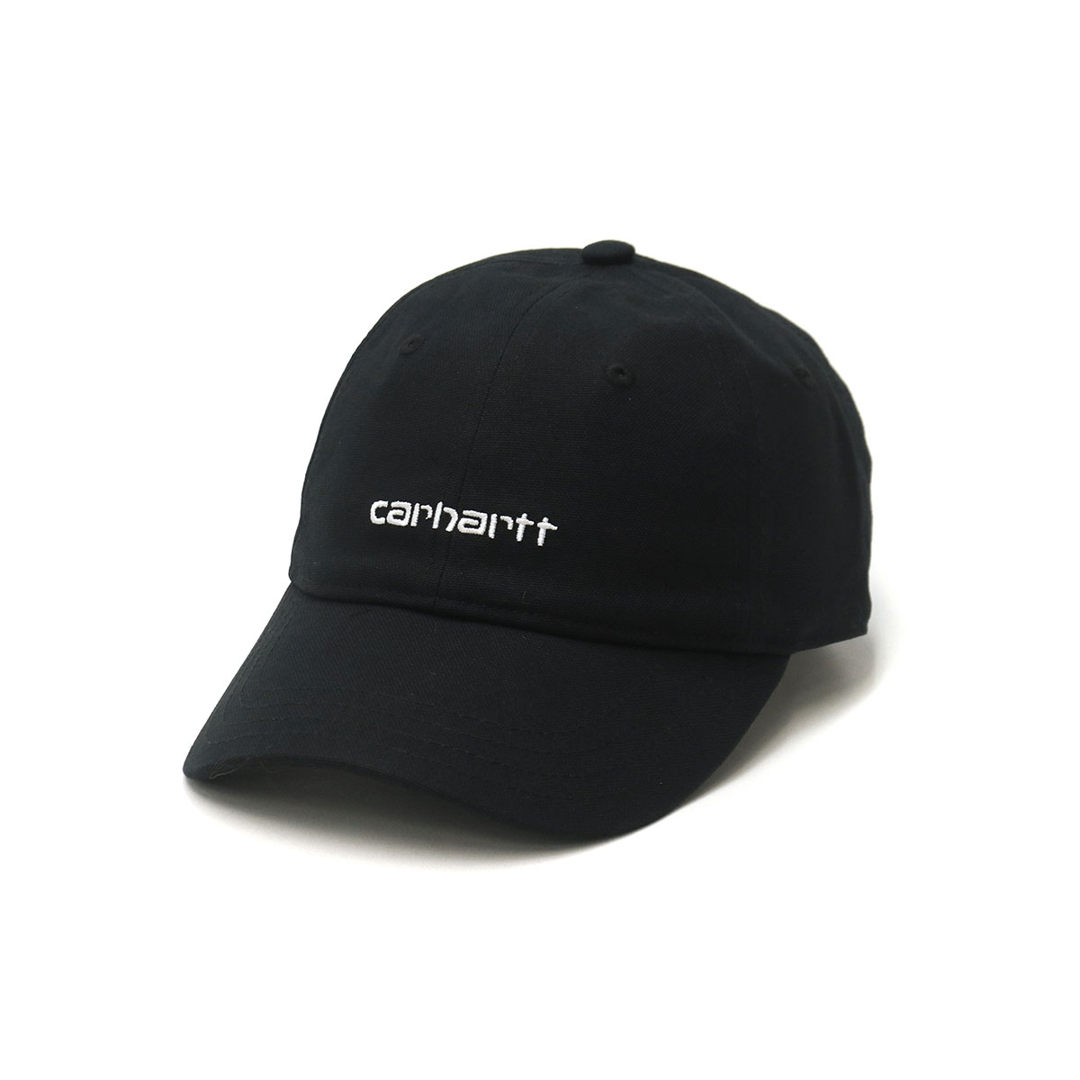 日本正規品 カーハート キャップ Carhartt WIP CANVAS SCRIPT CAP キャンバススクリプトキャップ 帽子 ローキャップ ロゴ  フリーサイズ I028876