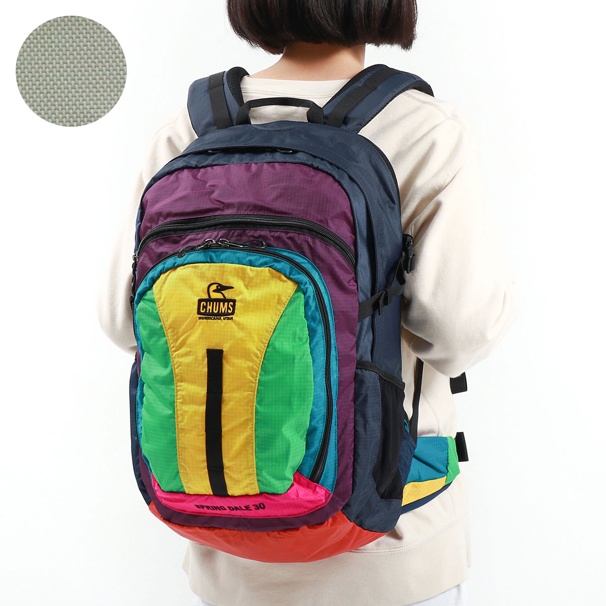 日本正規品 チャムス リュック CHUMS スプリングデール 30L バックパック 大容量 メンズ レディース CH60-2743