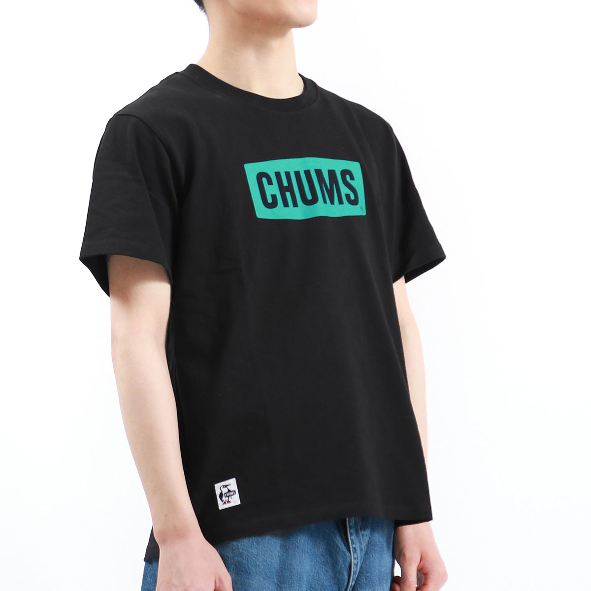 最大21%☆8/5限定 日本正規品 チャムス Tシャツ CHUMS チャムスロゴT