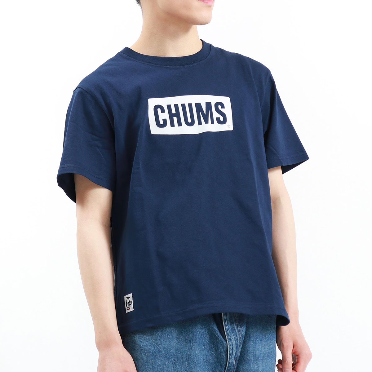 最大32%★3/29限定 日本正規品 チャムス Tシャツ CHUMS チャムスロゴTシャツ CHUMS Logo T-Shirt ロゴTシャツ 半袖  コットン メンズ ユニセックス CH01-1833