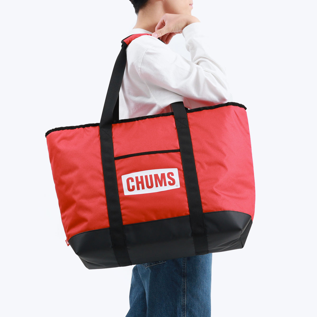 日本正規品 チャムス クーラーバッグ CHUMS バッグ チャムスロゴ 