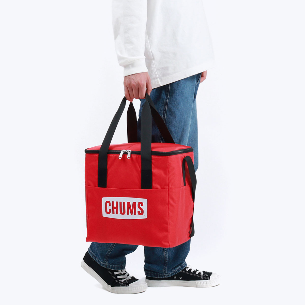 日本正規品 チャムス クーラーバッグ CHUMS Logo Soft Cooler Bag