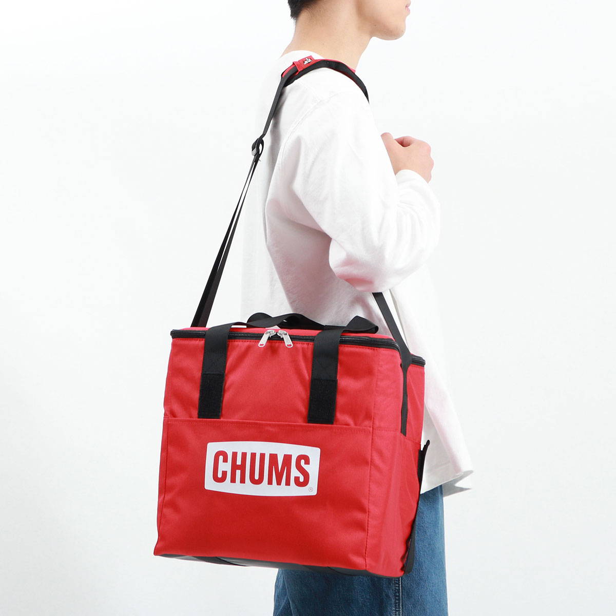 日本正規品 チャムス クーラーバッグ CHUMS Logo Soft Cooler Bag