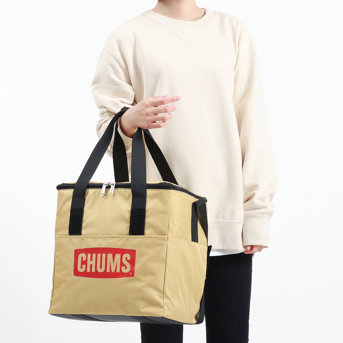 日本正規品 チャムス クーラーバッグ CHUMS Logo Soft Cooler Bag