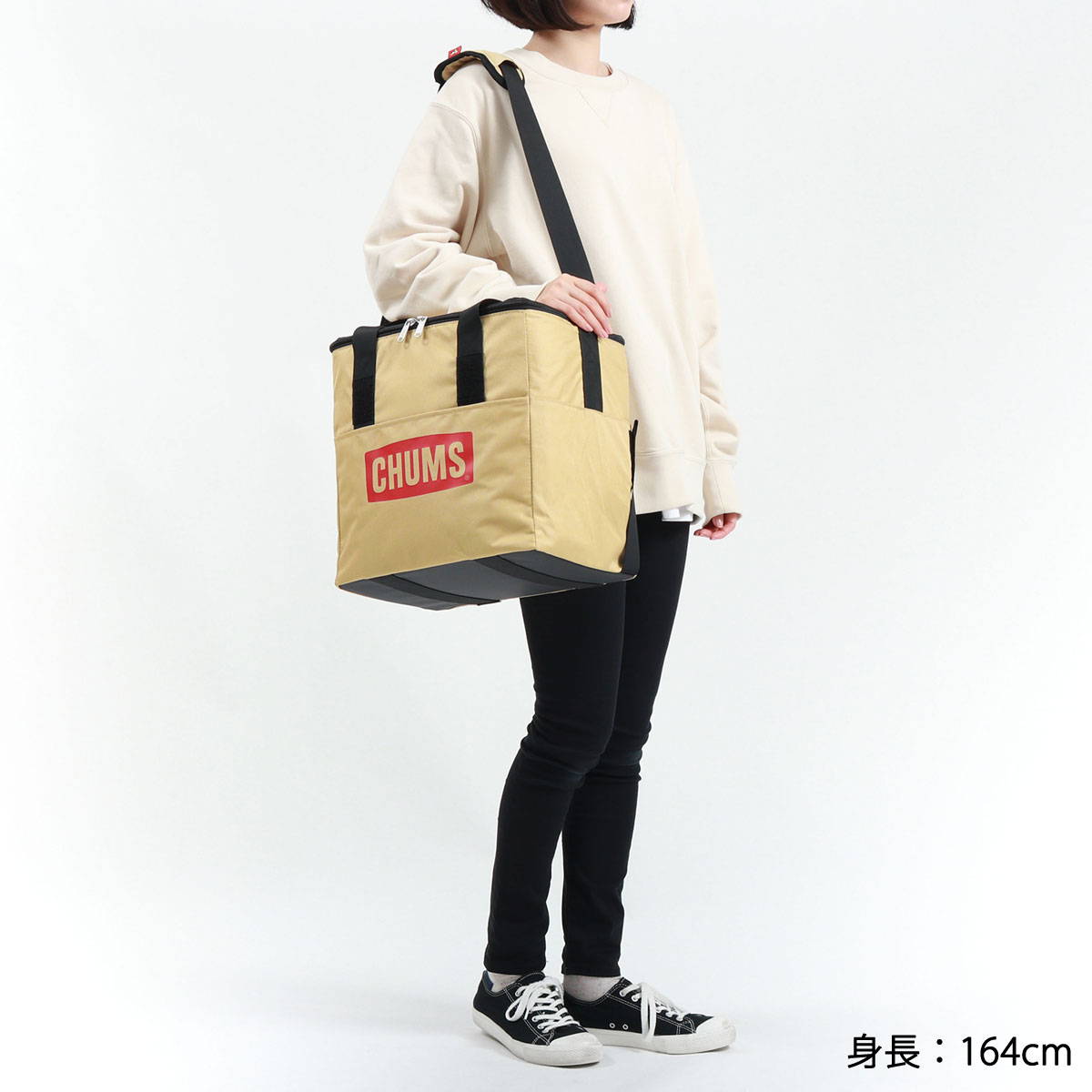 日本正規品 チャムス クーラーバッグ CHUMS Logo Soft Cooler Bag