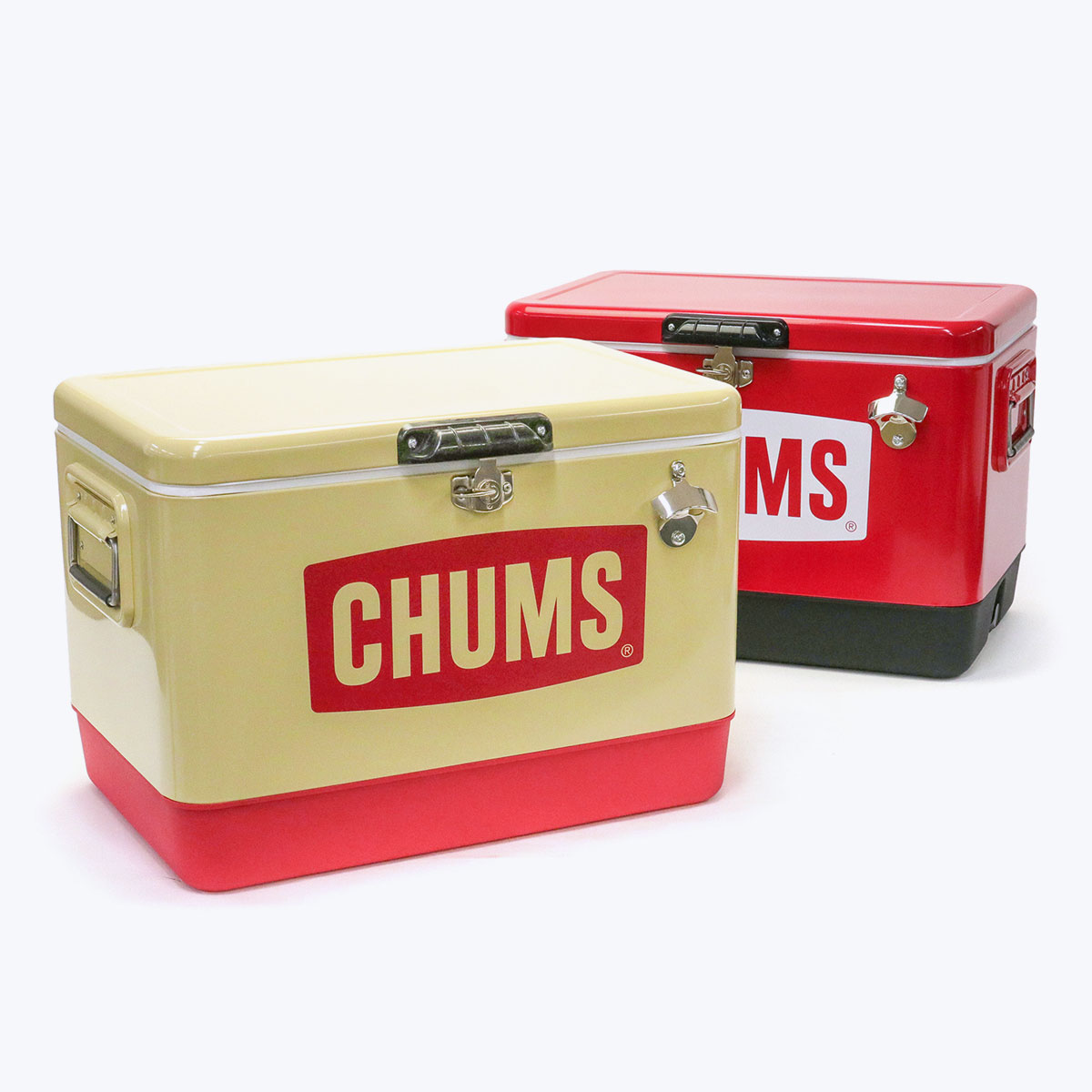 日本正規品 チャムス クーラーボックス CHUMS Steel Cooler Box