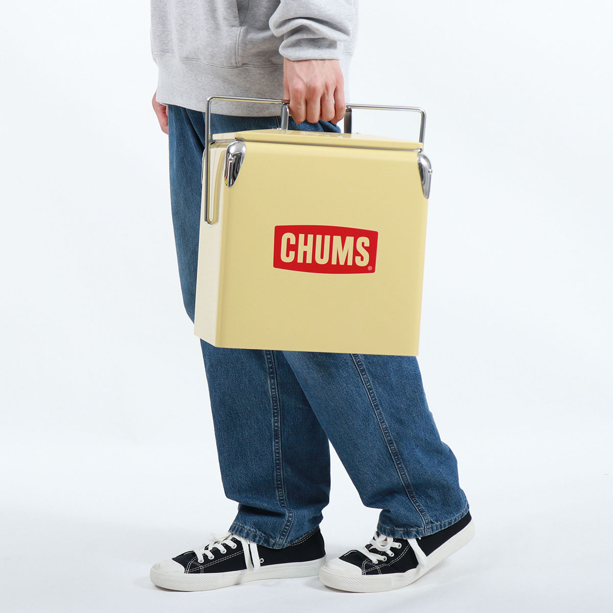 日本正規品 チャムス クーラーボックス CHUMS Steel Cooler Box 12L