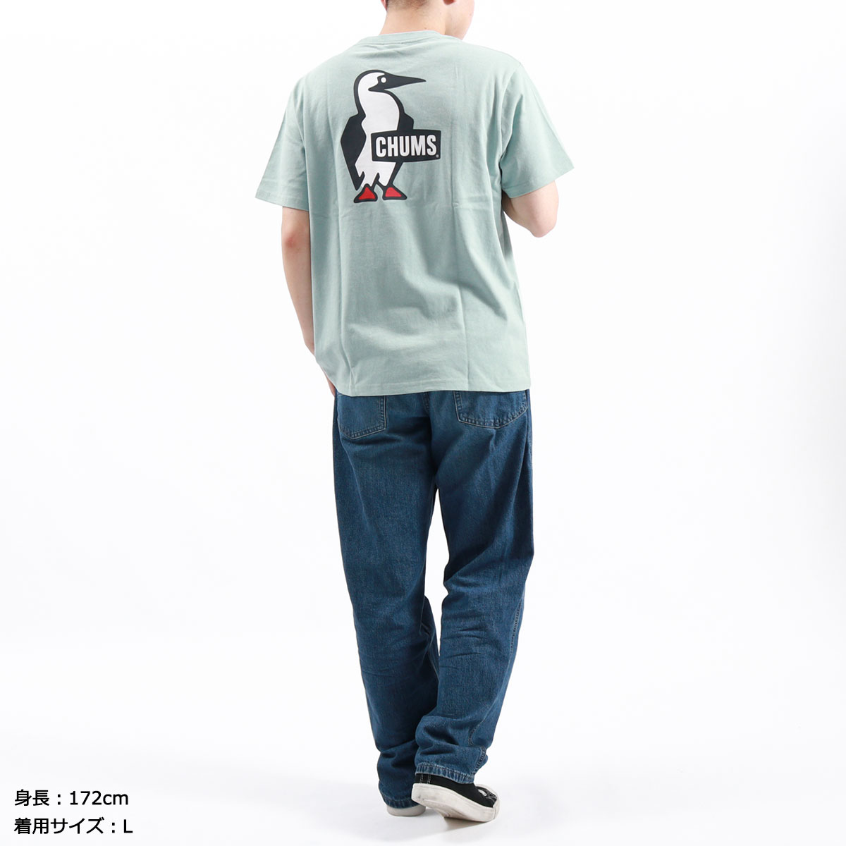 最大27%☆4/9限定 日本正規品 チャムス Tシャツ CHUMS ブービーロゴT