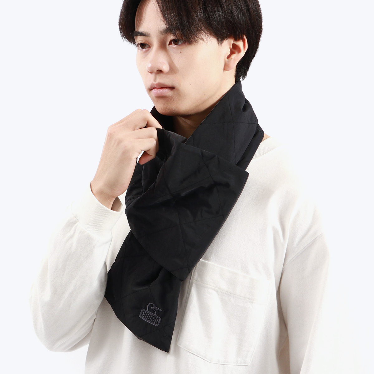 CHUMS Kapok Quilting Reversible Muffler カポック キルティング リバーシブル マフラー ネックウォーマー  CH09-1292