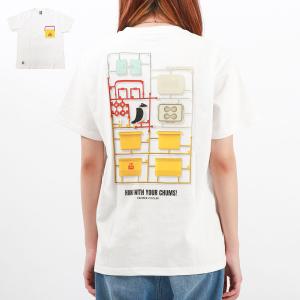 最大40%★4/25限定 日本正規品 チャムス Tシャツ メンズ レディース 半袖 CHUMS ブラ...