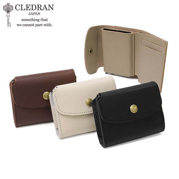 CLEDRAN（クレドラン） 最大50%☆6/5限定 三つ折り財布 レディース