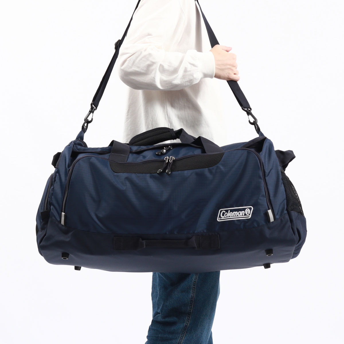 最大41%★3/29限定 公認販売店 コールマン ボストンバッグ Coleman ボストンバッグLG TRAVEL BOSTON BAG LG  2WAY 80L 6泊 7泊 メンズ レディース CBD4111