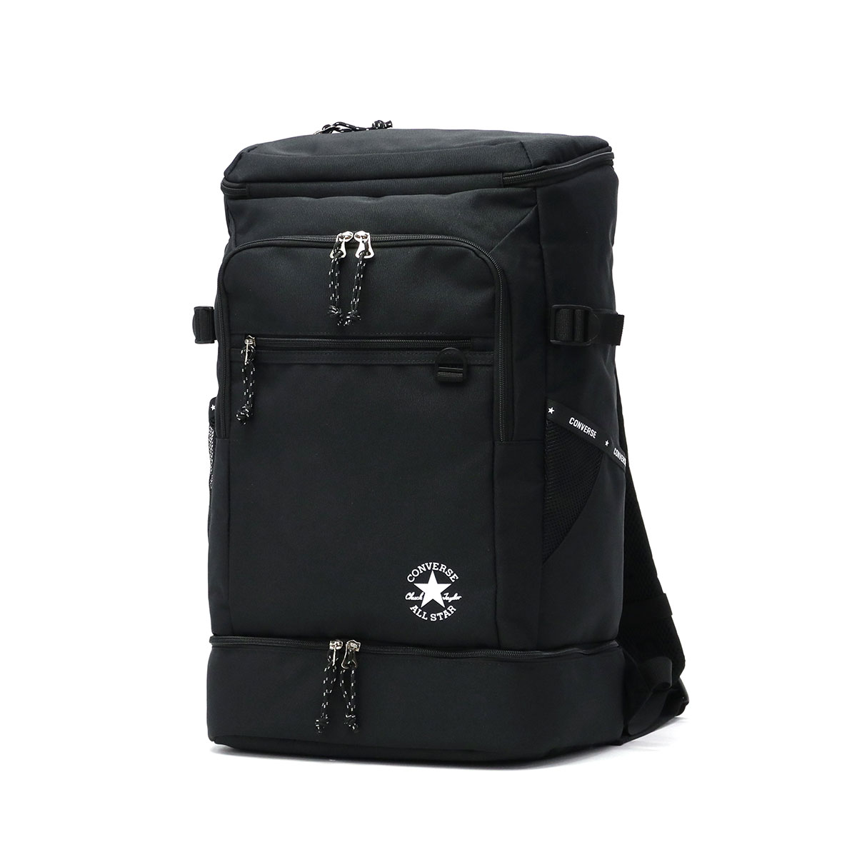 最大36%★6/19まで コンバース リュック メンズ レディース 大容量 通学 CONVERSE ブランド 撥水 B4 A4 SLIMTAPE LOGO 2層スクエアリュック 20075 | CONVERSE | 01