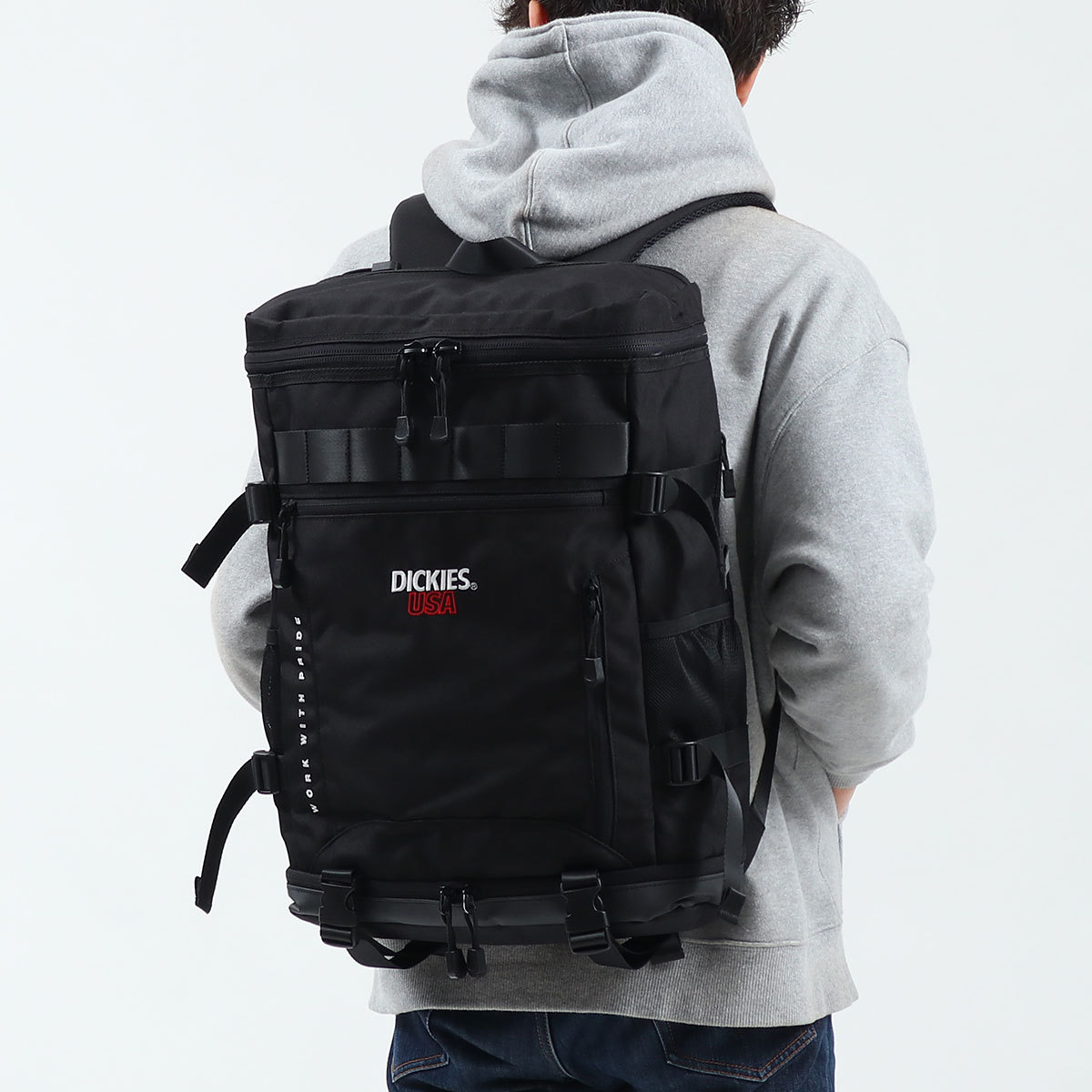 最大41%★5/29限定 ディッキーズ リュック Dickies リュックサック USA EMB BOX BACKPACK バックパック 30L A4  B4 メンズ レディース 14738600