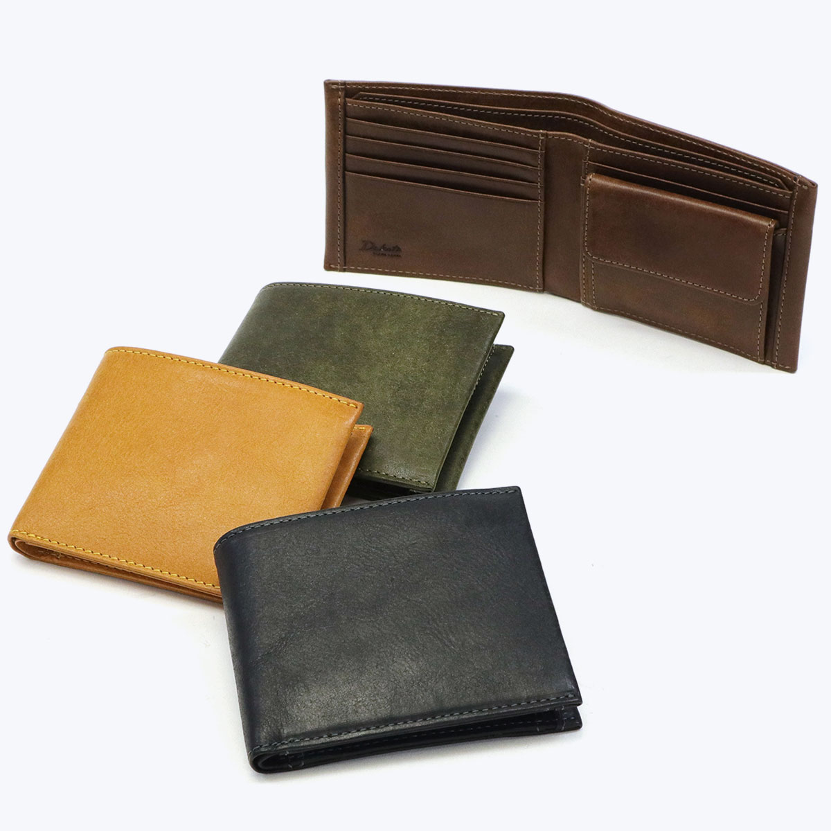 【新品同様】DAKOTA ダコタ ブラックレーベル 『ガウディ』二つ折り財布 Dakota BLACK LABEL 最大40%☆7/25限定 ダコタブラックレーベル