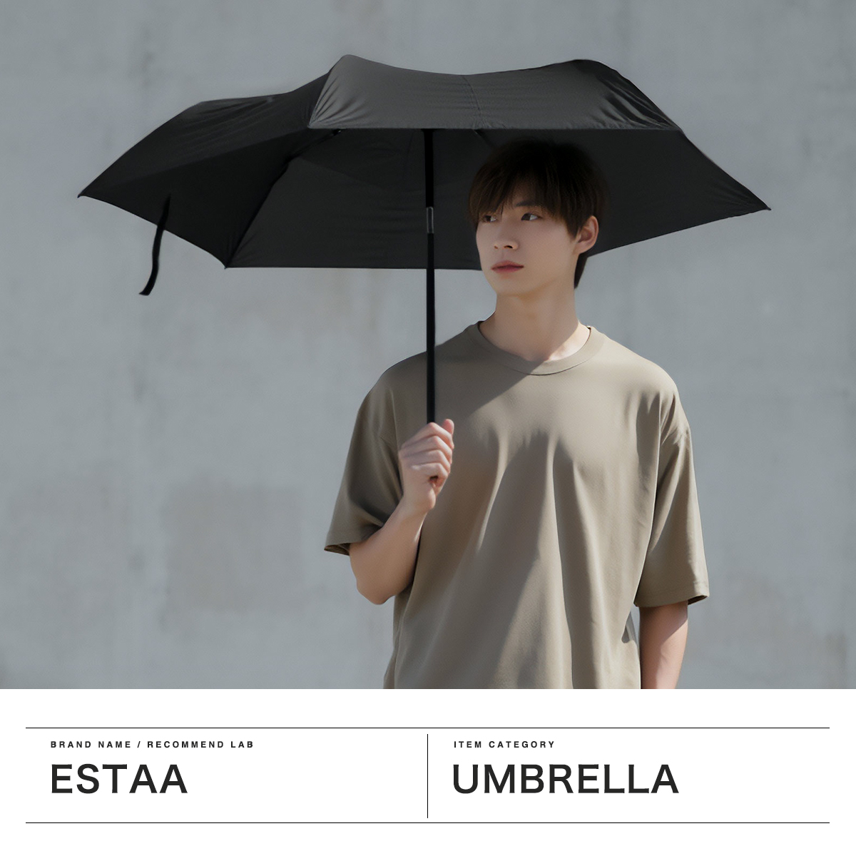 BBS 非売品　折りたたみ傘　正規 estaa 最大42%☆土日限定 エスタ 折りたたみ傘 晴雨兼用 自動