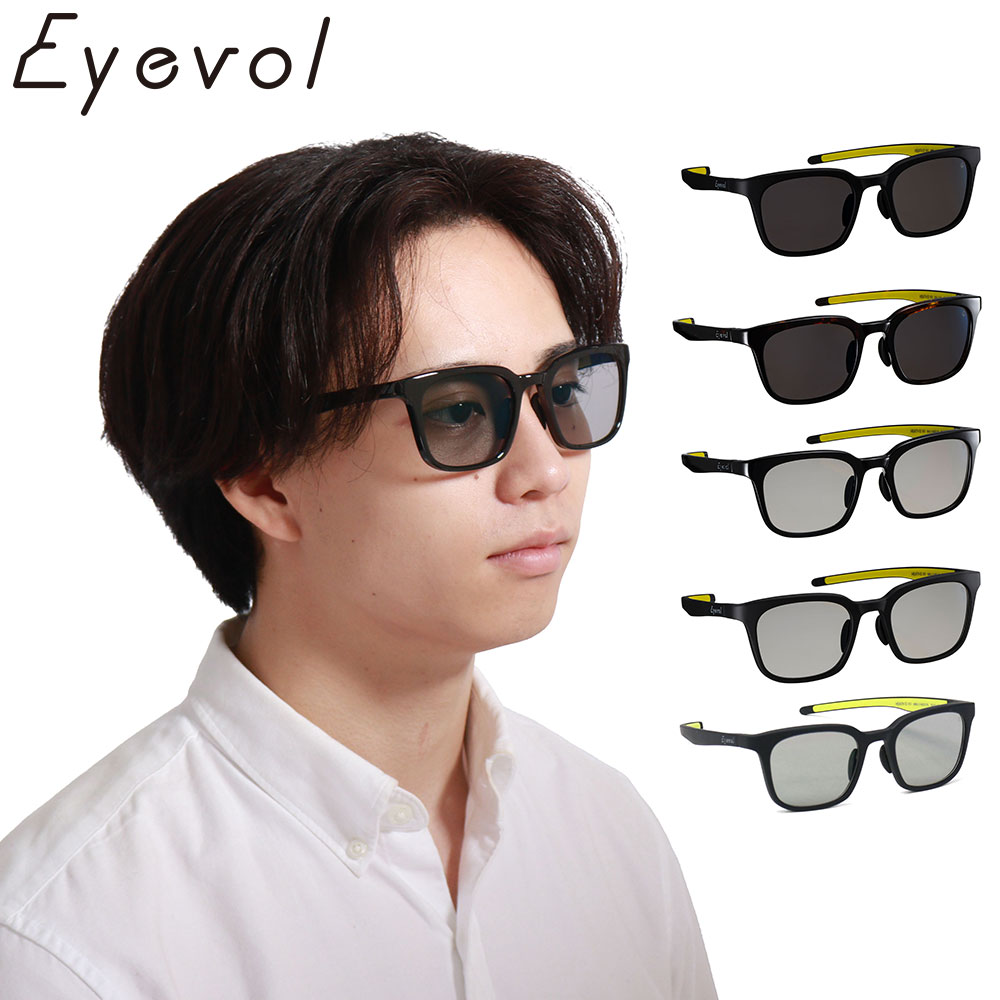 Eyevol ラウンド型偏光サングラス ブラック Eyevol（アイヴォル） サングラス 偏光 メンズ レディース おしゃれ