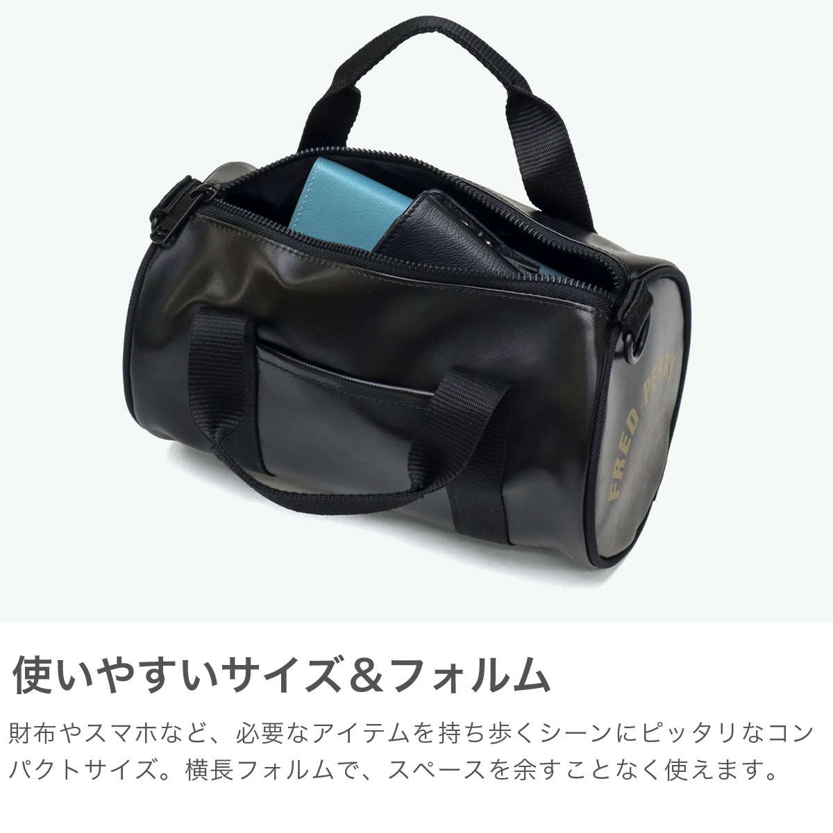 フレッドペリー ショルダーバッグ メンズ レディース 小さめ おしゃれ