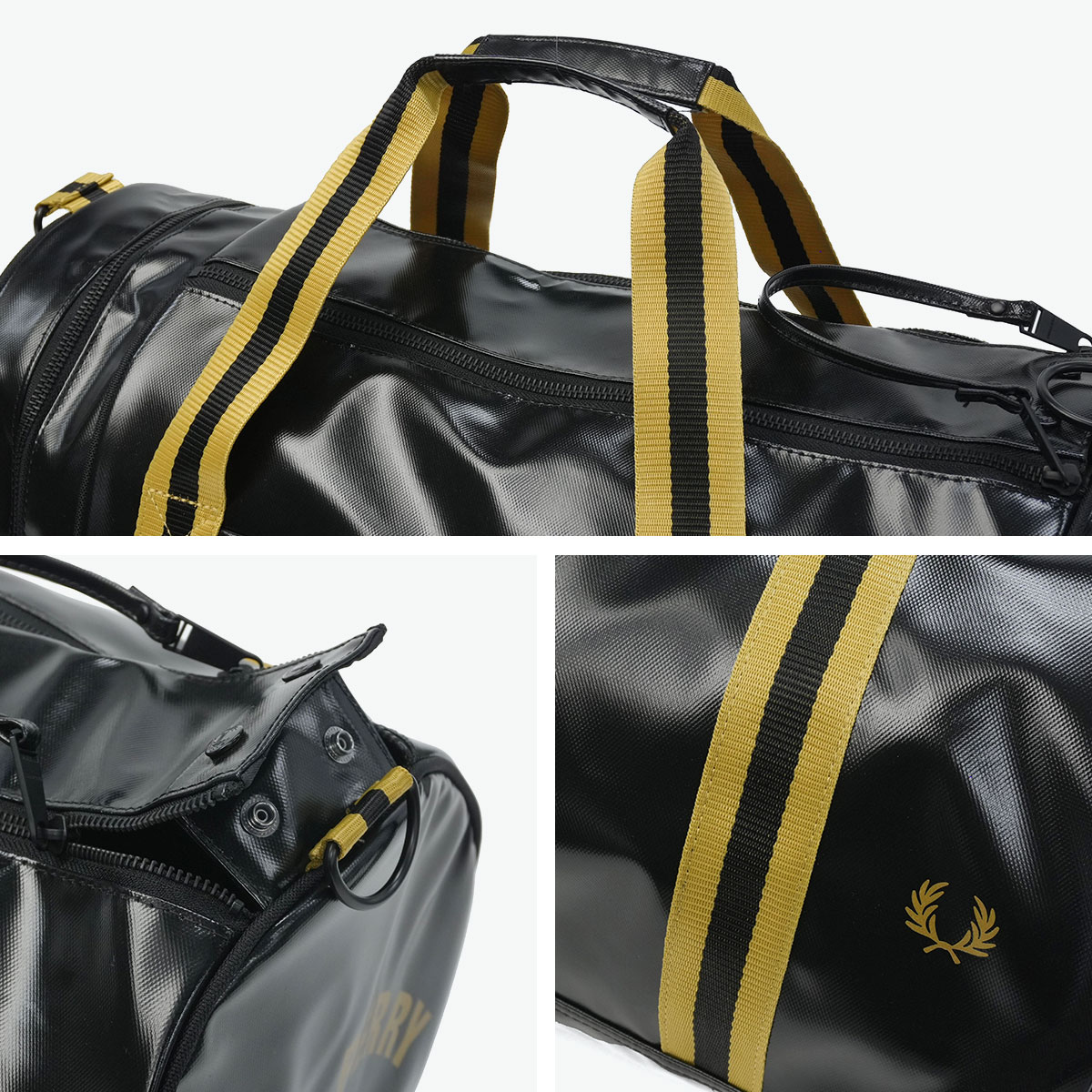 FRED PERRY フレッドペリー ボストンバッグ バレルバッグ 23L A4