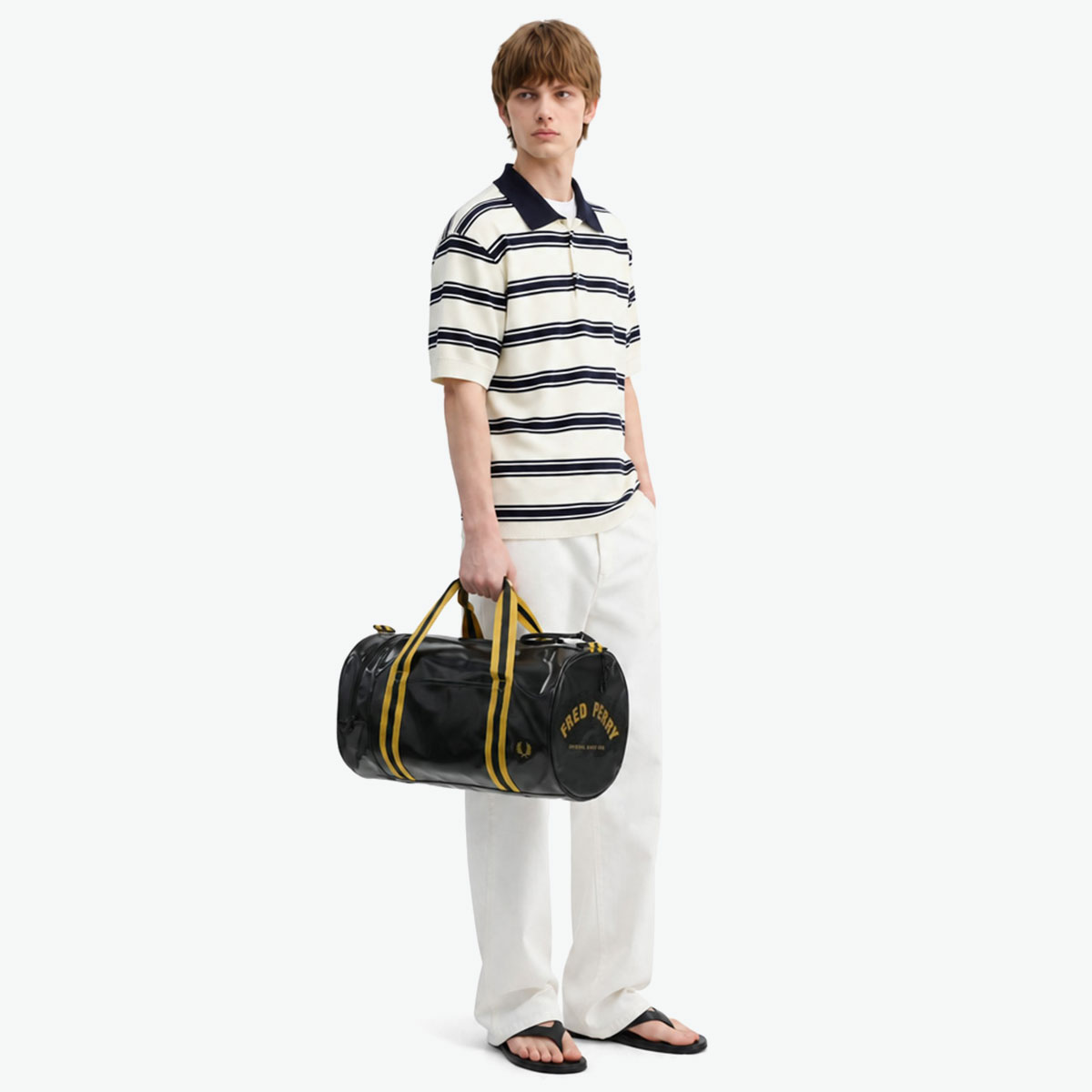 FRED PERRY フレッドペリー ボストンバッグ バレルバッグ 23L A4