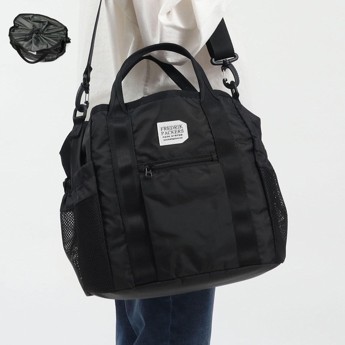 日本正規品 フレドリックパッカーズ トートバッグ FREDRIK PACKERS 210D TIPI TOTE マザーズバッグ 2WAY ショルダー  レディース