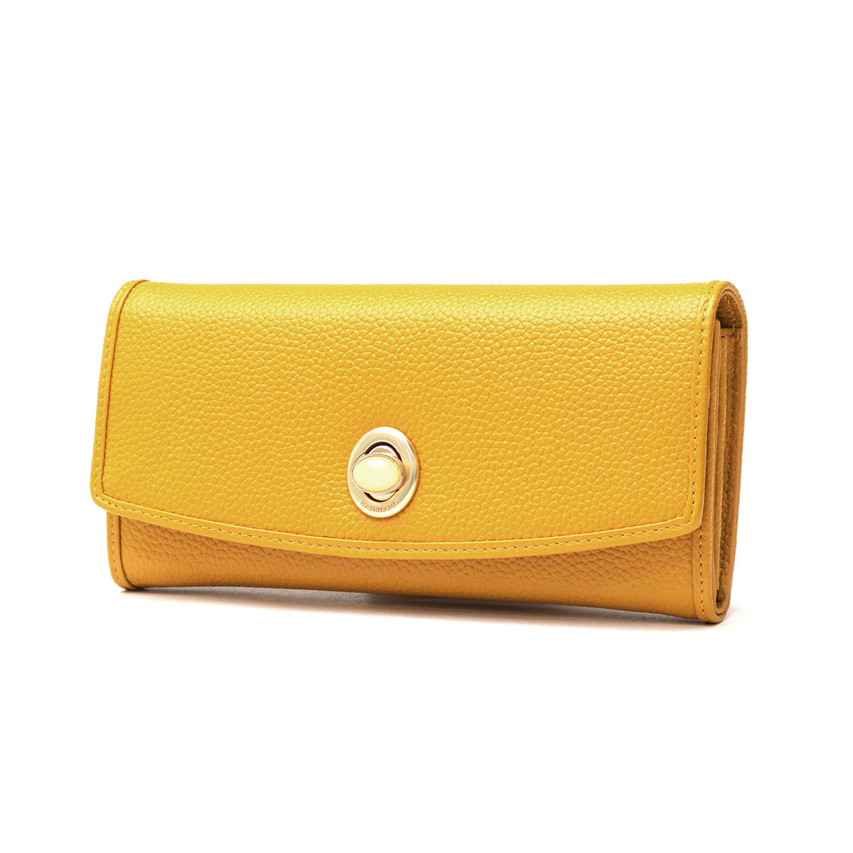 ハシバミ 長財布 レディース カード HASHIBAMI 財布 ブランド 大容量 本革 革 レザー おしゃれ かわいい かぶせ フラップ 小銭入れ パワーストーン 大人 上品 シンプル 天然石 ロングウォレット Ha-2104-306 DAISY