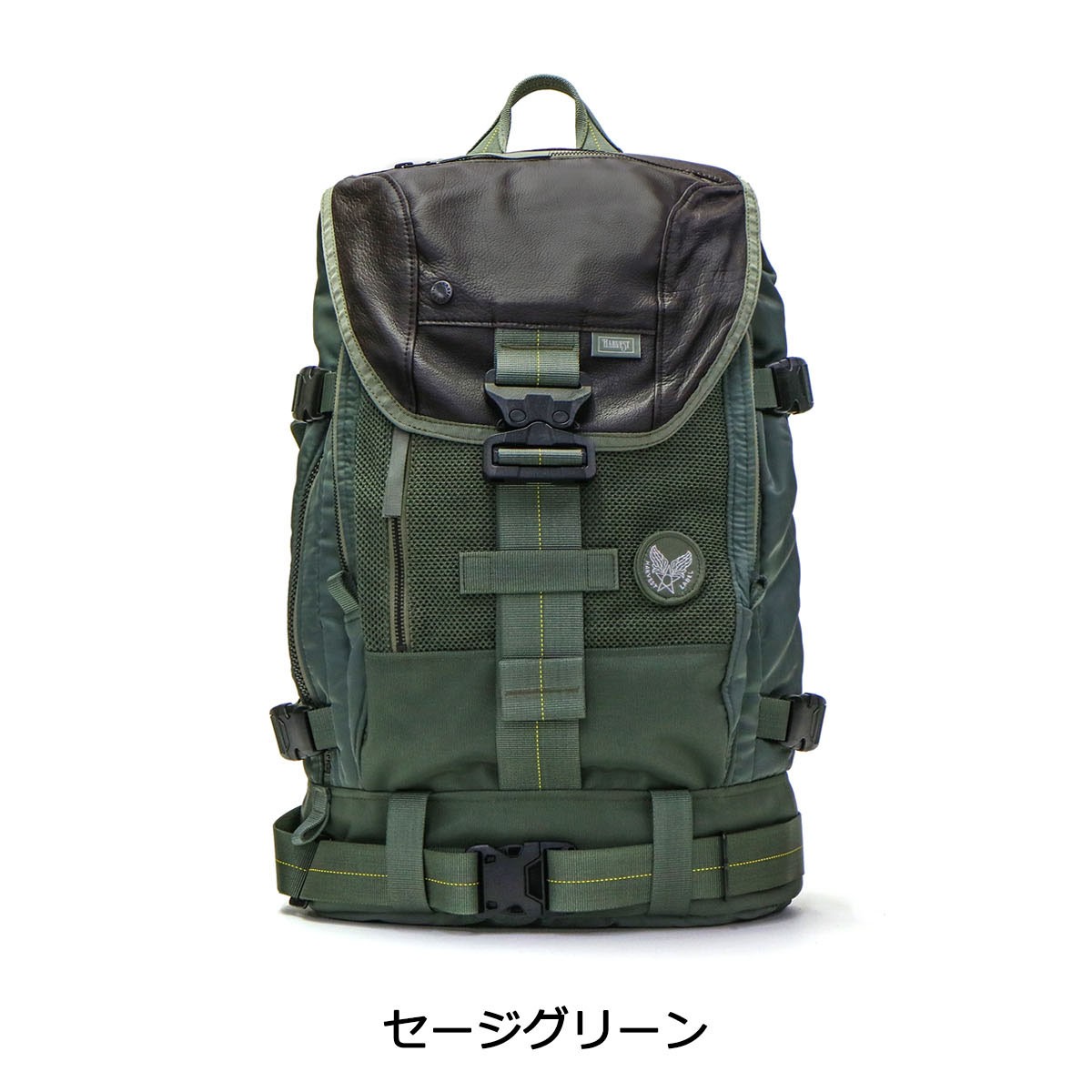 HARVEST LABEL /ハーヴェストレーベル CUSTOM /カスタム BACKPACK バックパック フラップ スーパーナイロン HC-0107