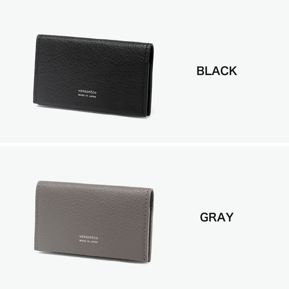 正規取扱店】 エルゴポック 名刺入れ メンズ ブランド 本革 革