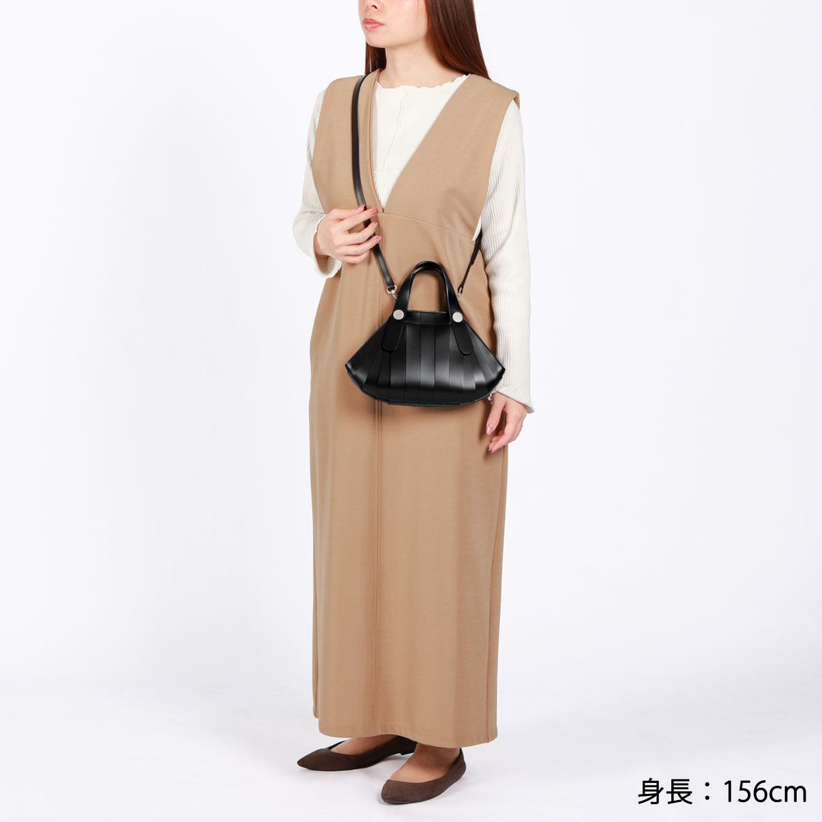 HIROKO HAYASHI / ヒロコハヤシ シボ革 シュリンクレザー 肩掛け