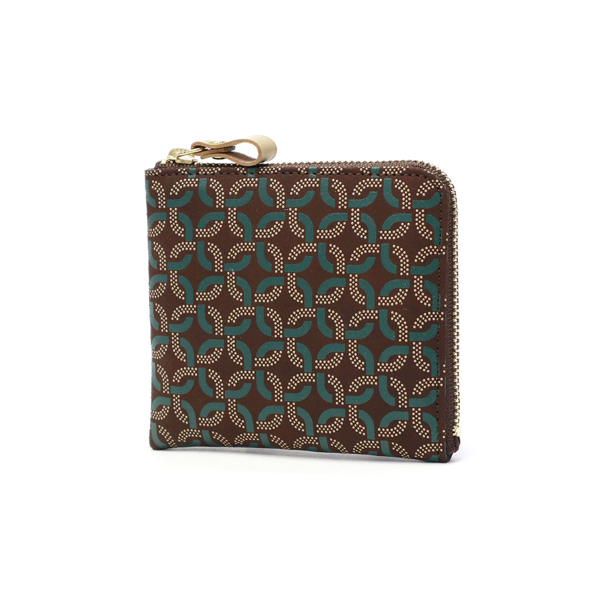 新品未使用品 印傳屋 影格子 小銭入れ F小銭入01（リング付）［RINGLET-リングレット-］：印傳屋公式