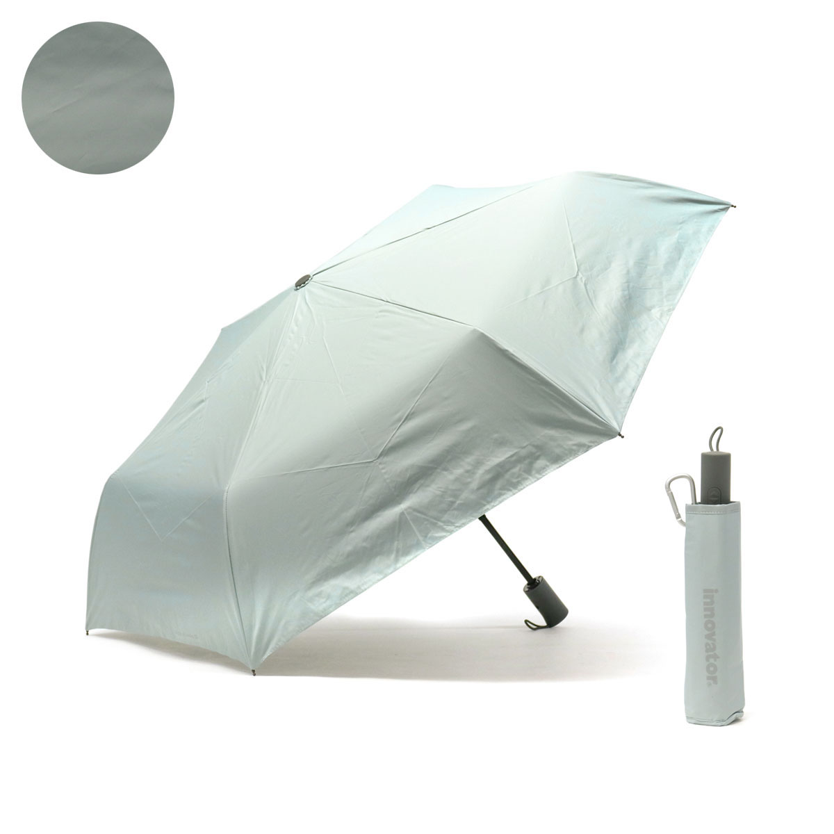 日本正規品 イノベーター 傘 innovator 晴雨兼用折り畳み 自動開閉 日傘 折りたたみ傘 55cm UVカット 遮光 メンズ レディース IN-55WJP｜galleria-onlineshop｜10